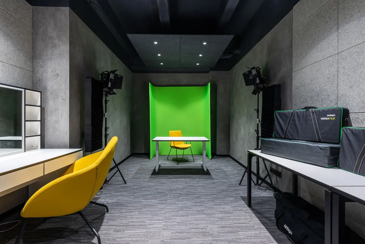 modern media studio