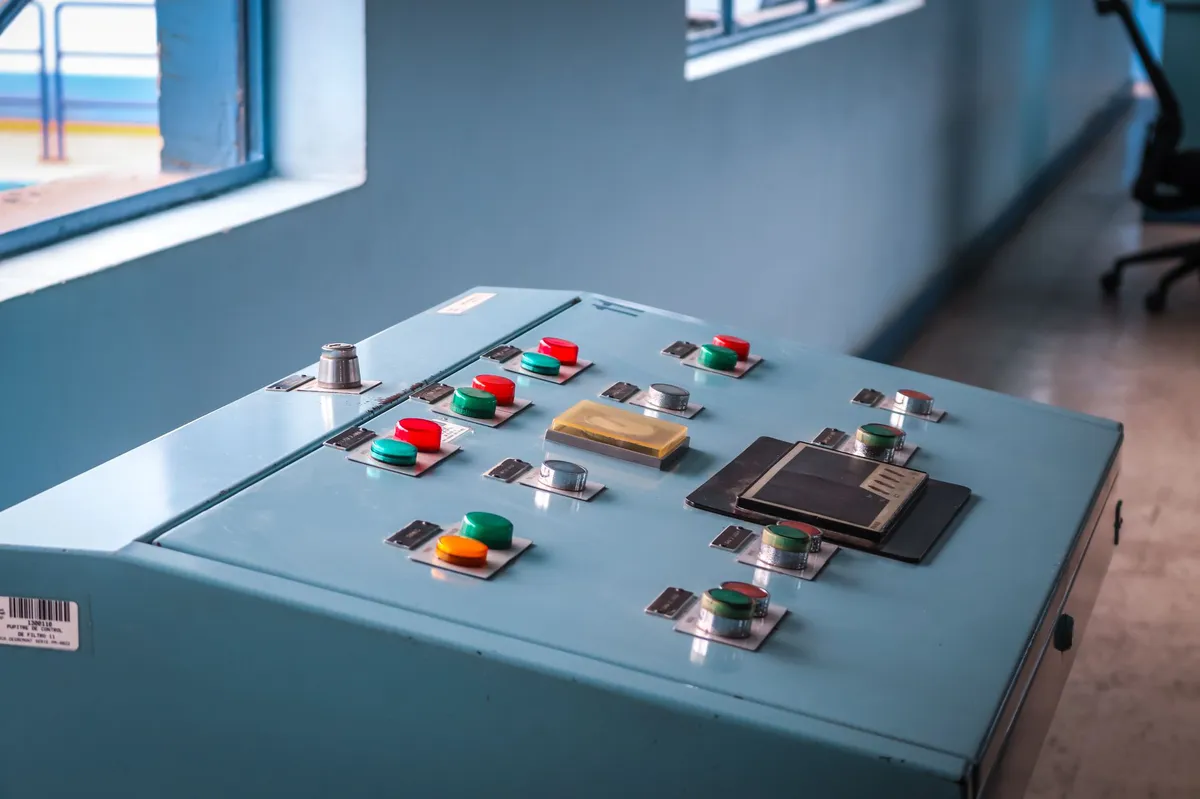 industrial control room