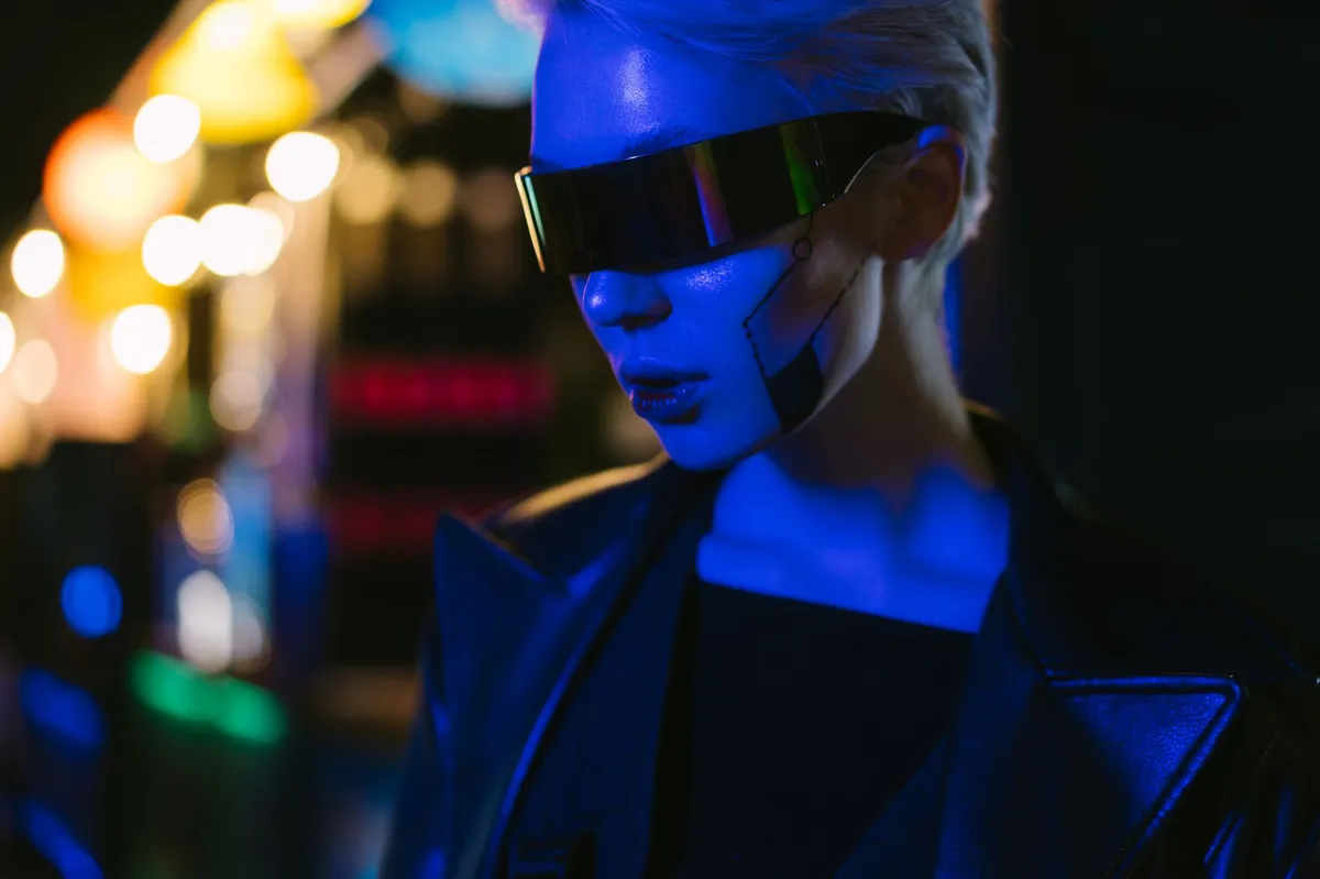 futuristic AI agent