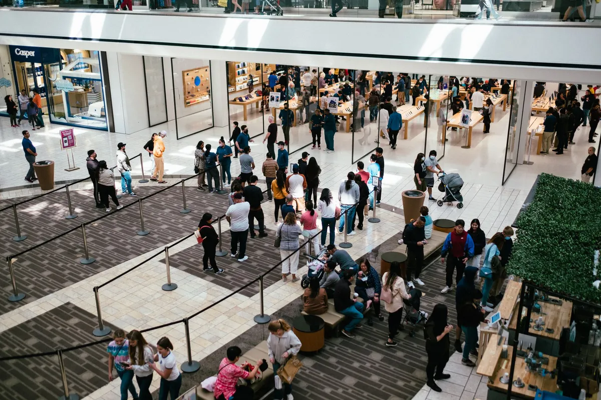 Apple store interior