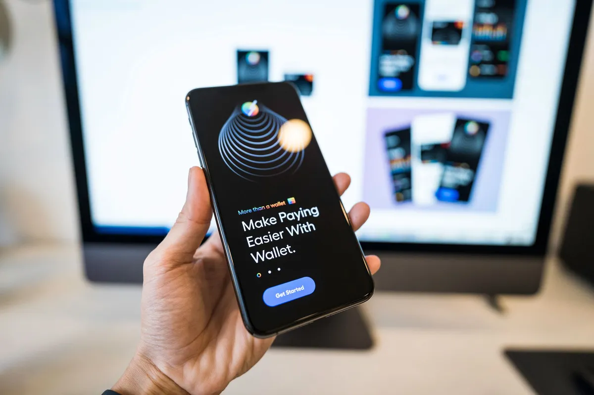 digital wallet app interface