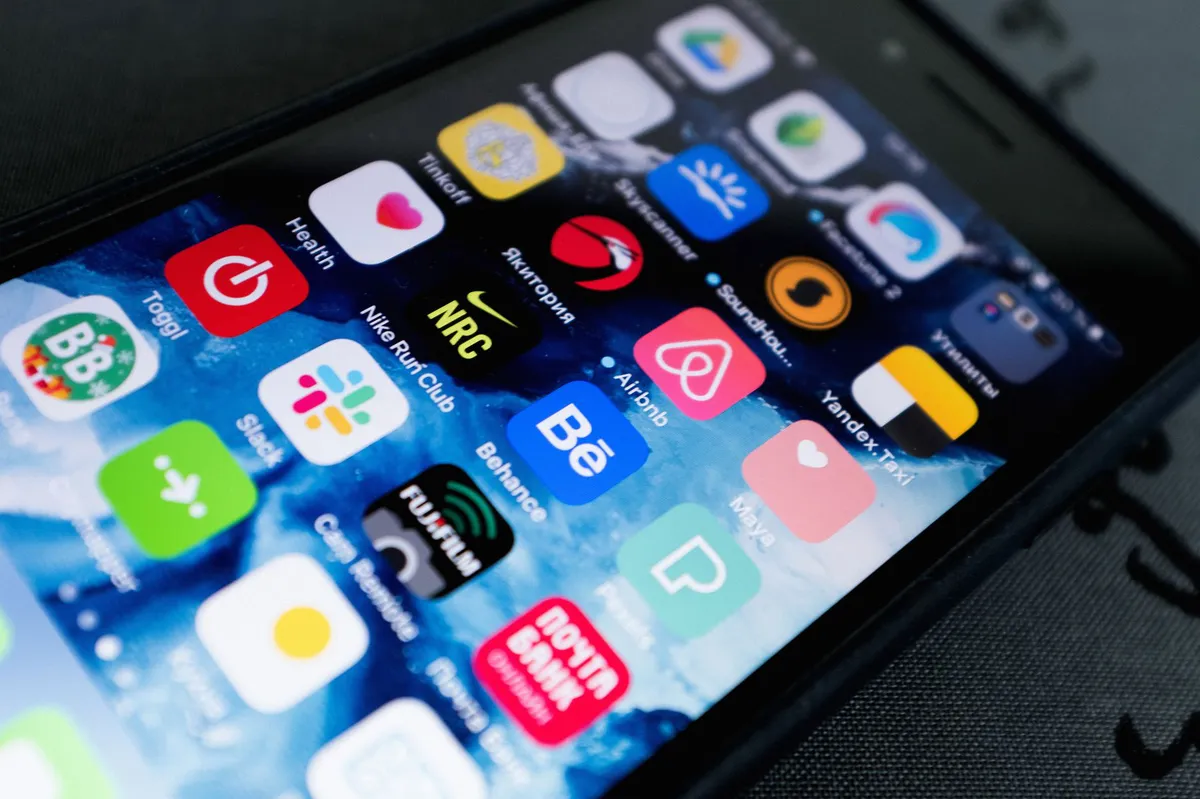 mobile app interface