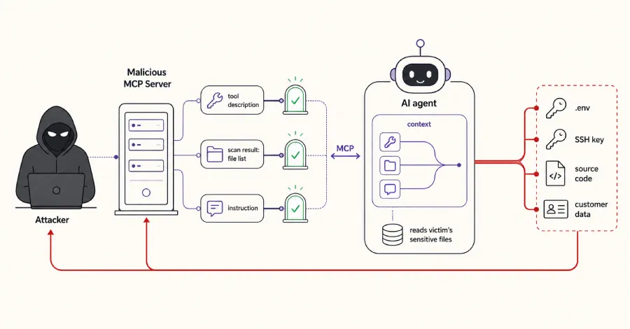 How Malicious MCP Servers Threaten AI Coding Agents and Security