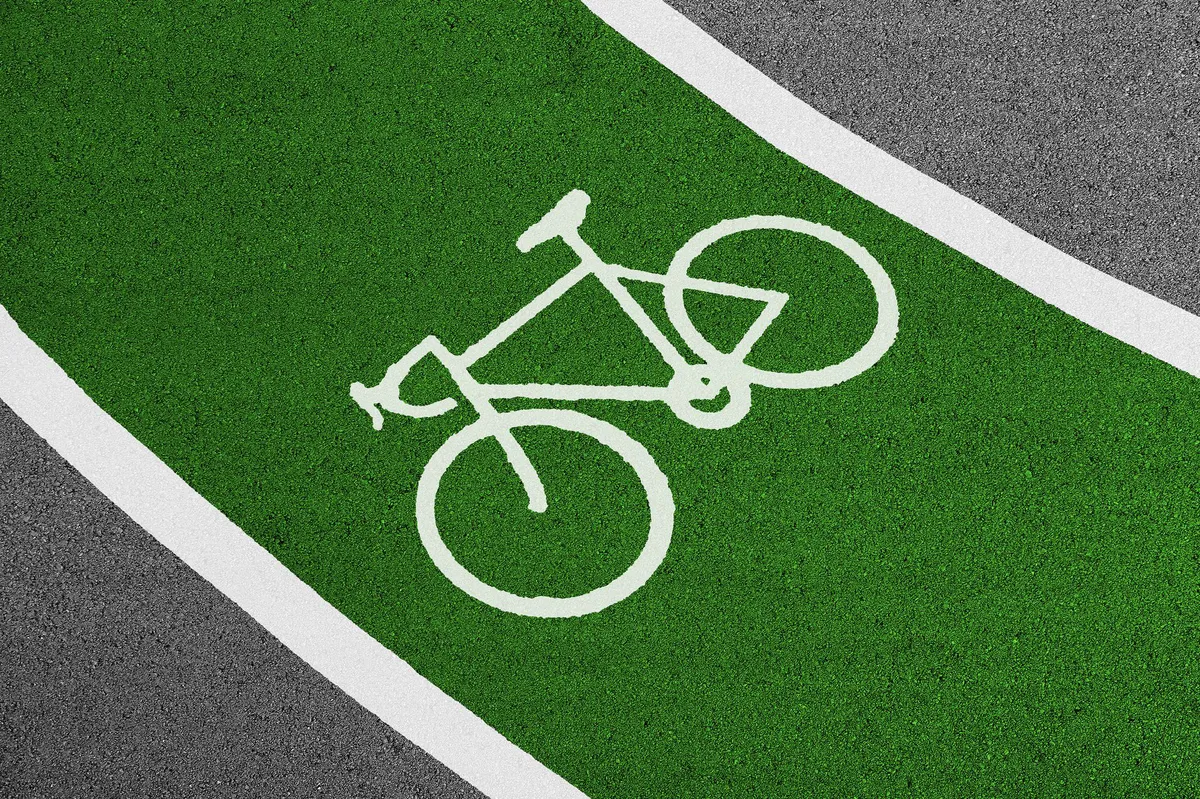 urban bike lane