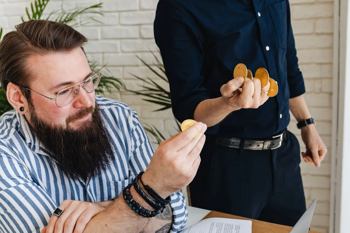 cryptocurrency startup office