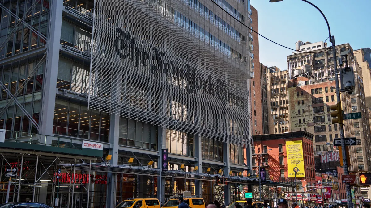 New York Times building exterior