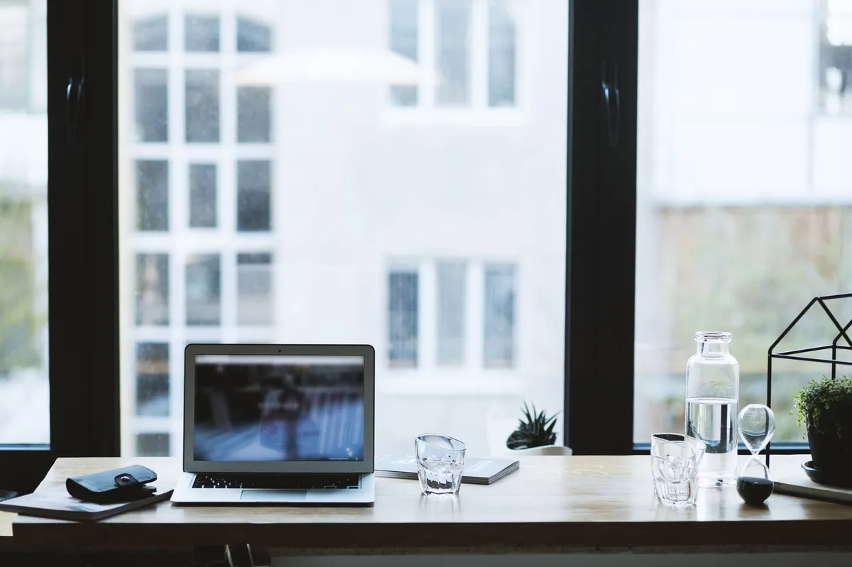 modern office workspace