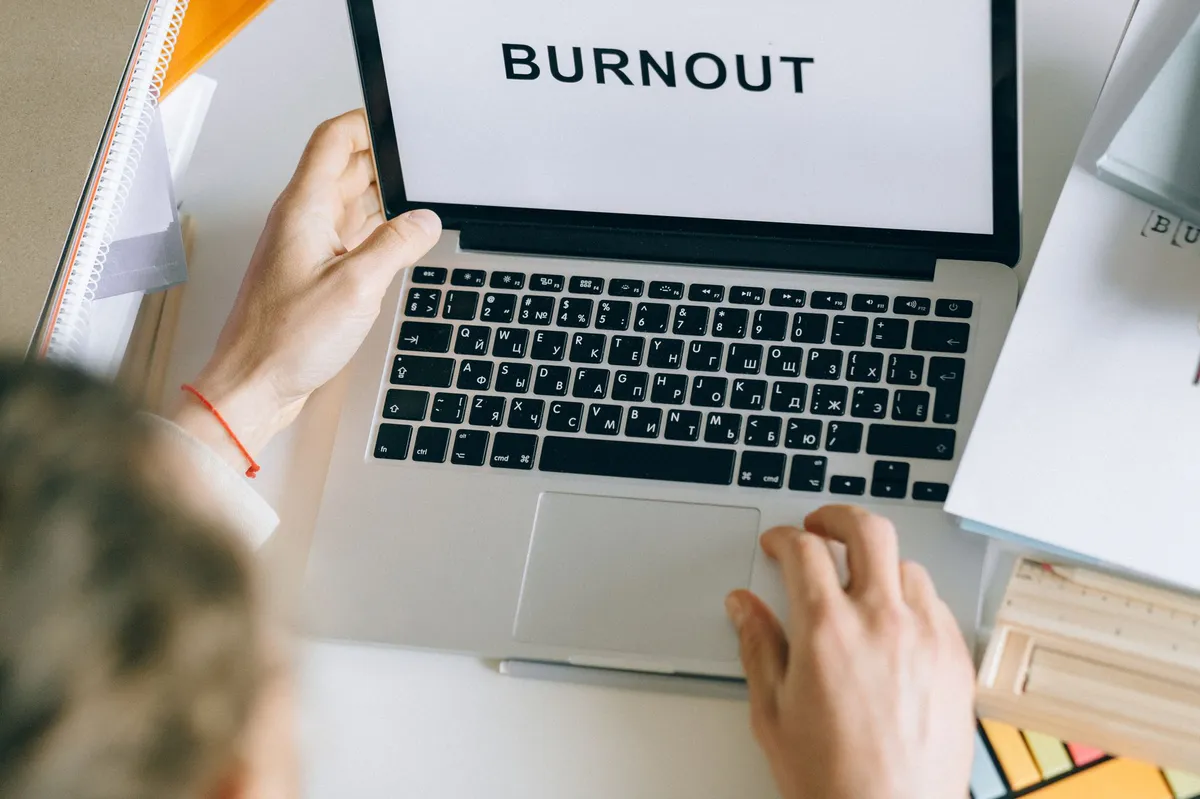 frustrated user at computer