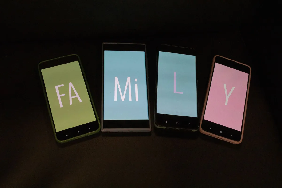 colorful communication technology