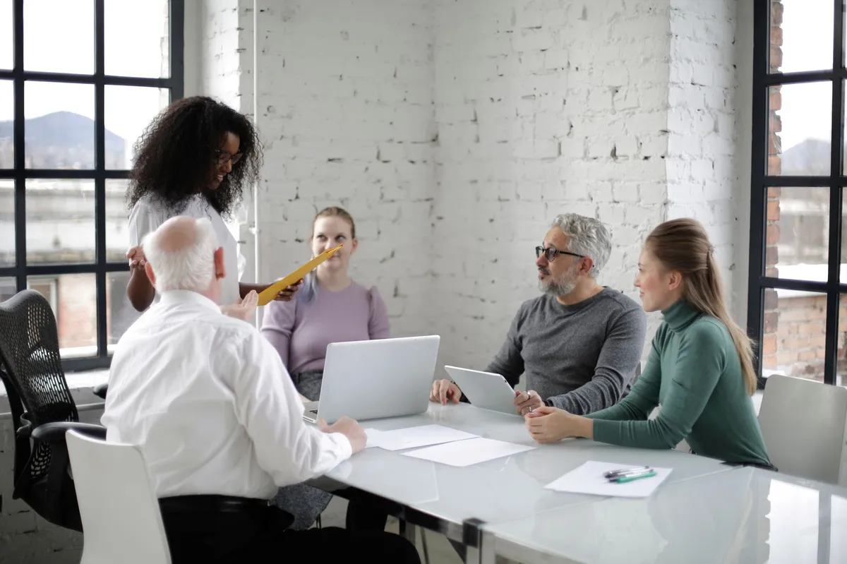 corporate cybersecurity strategy meeting