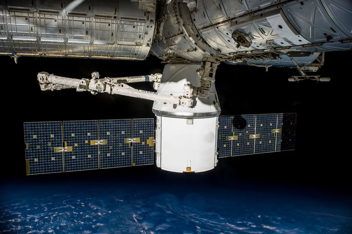 space telescope in orbit