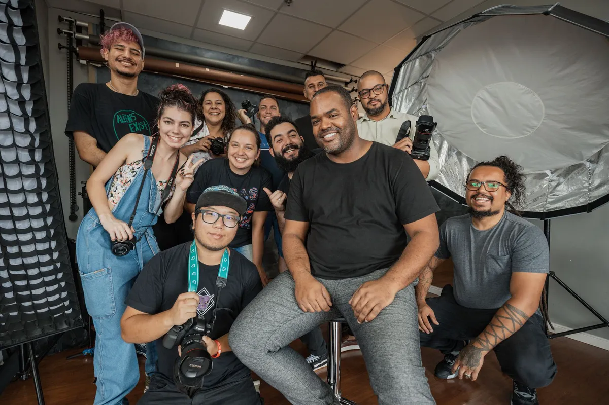 diverse content creators collaborating