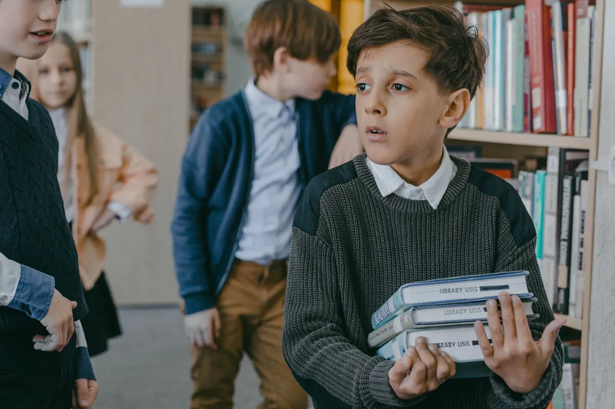 concerned students in school setting