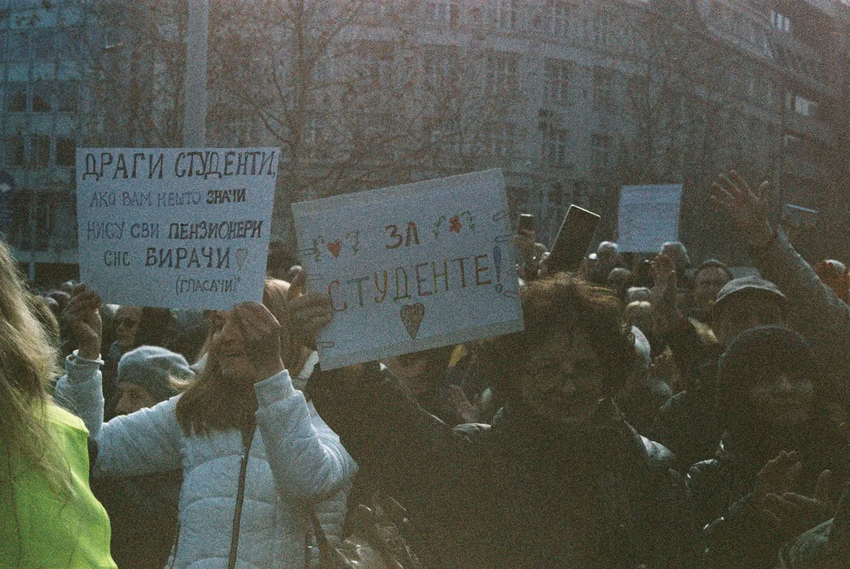 students protesting for justice