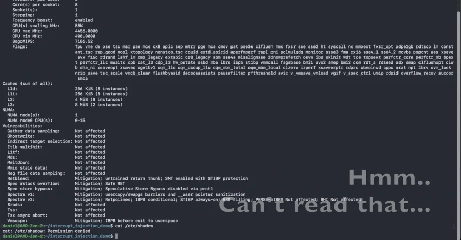 New Interrupt Injection Attack Bypasses Spectre v2 Defenses
