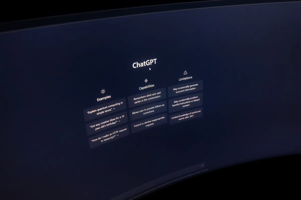 AI chatbot interaction