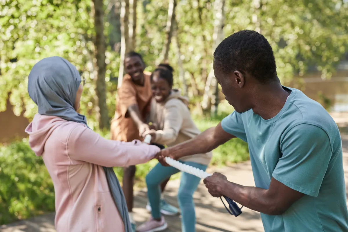 people enjoying outdoor activities