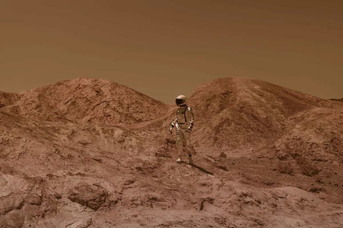 Mars landscape exploration