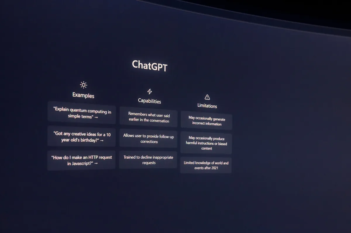AI moderation technology concept