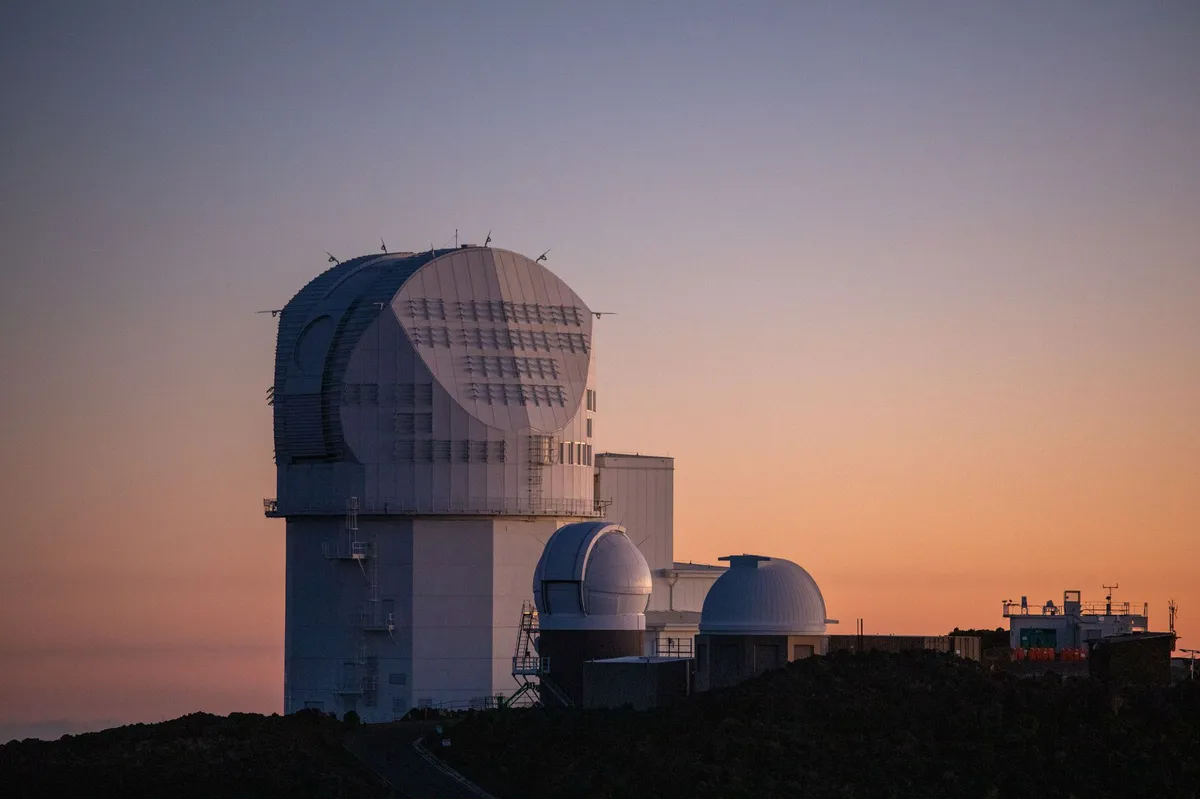solar telescope in action