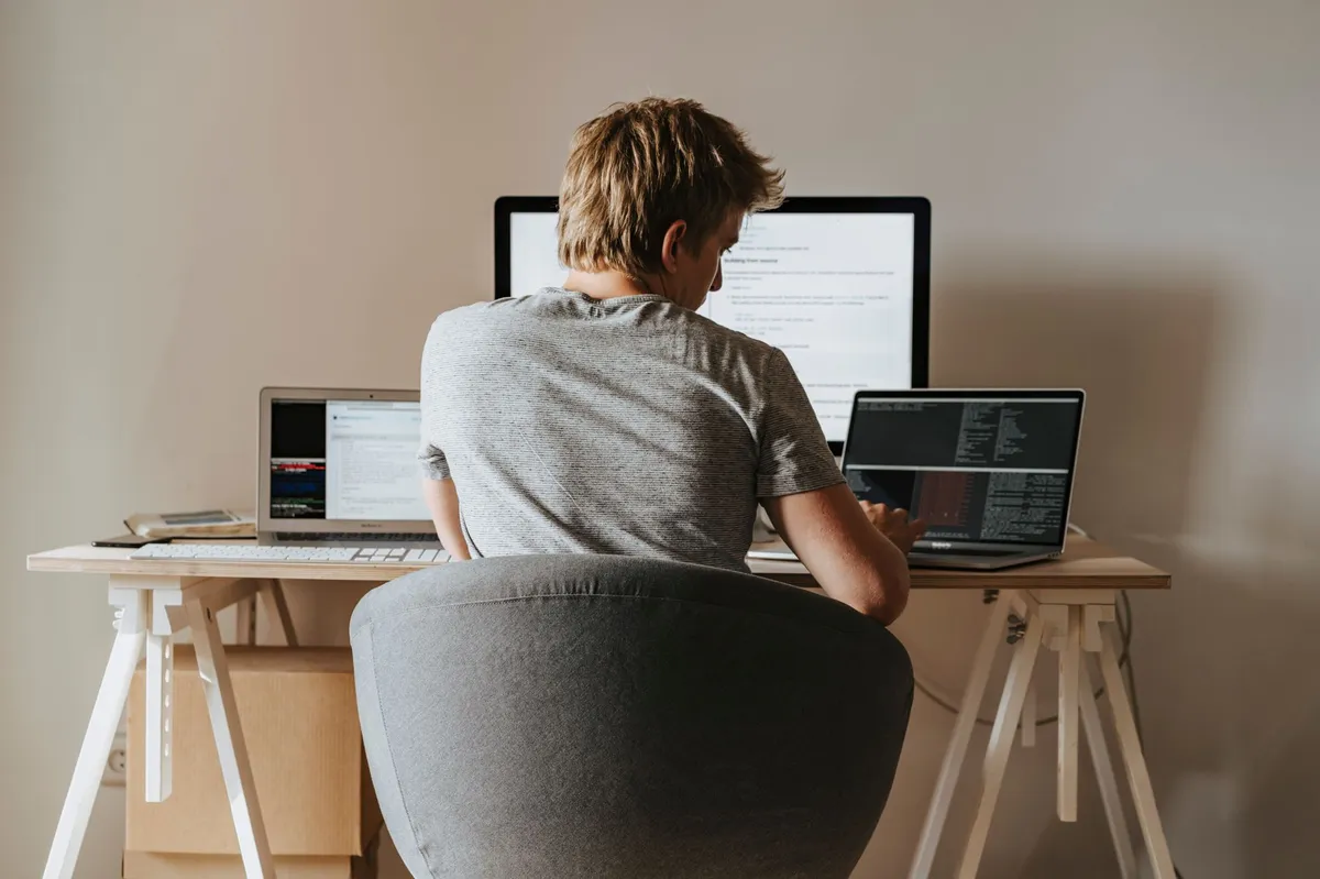 software engineer working remotely
