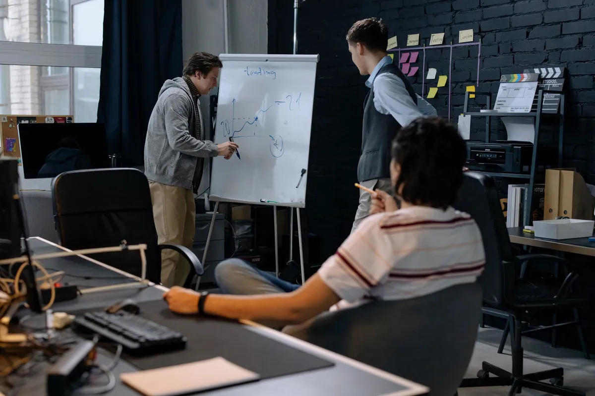 tech team brainstorming solutions