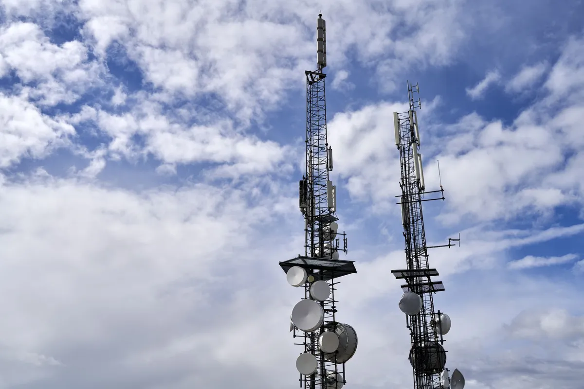 satellite technology closeup