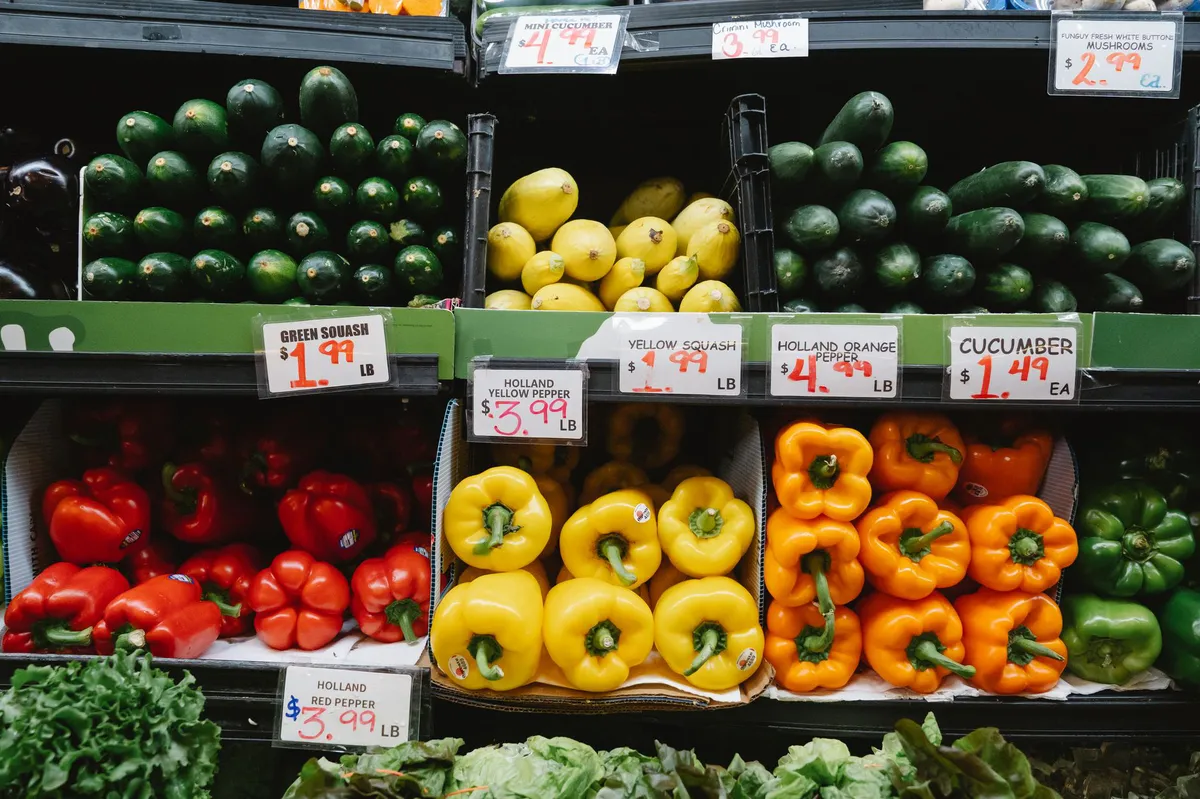 grocery store produce section