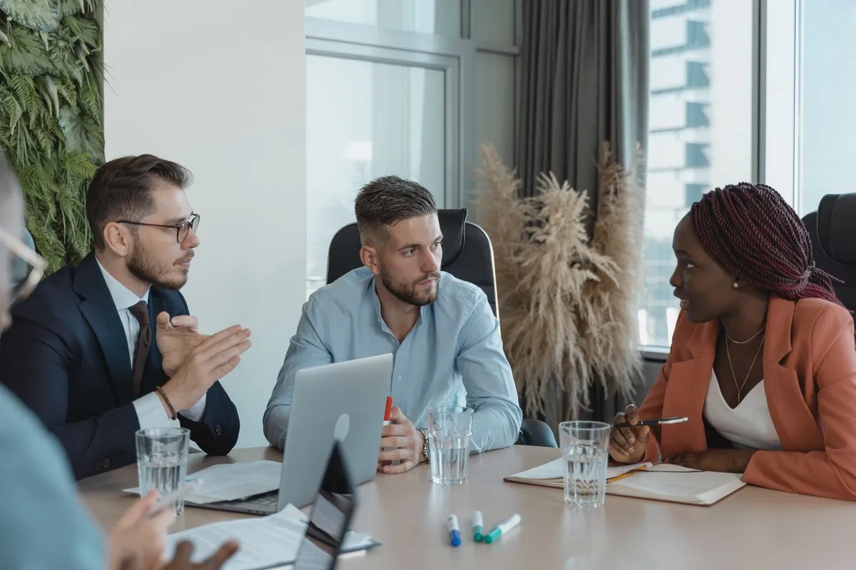 diverse professionals collaborating