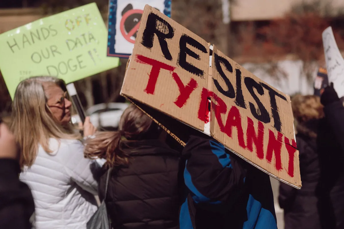 protest against data center