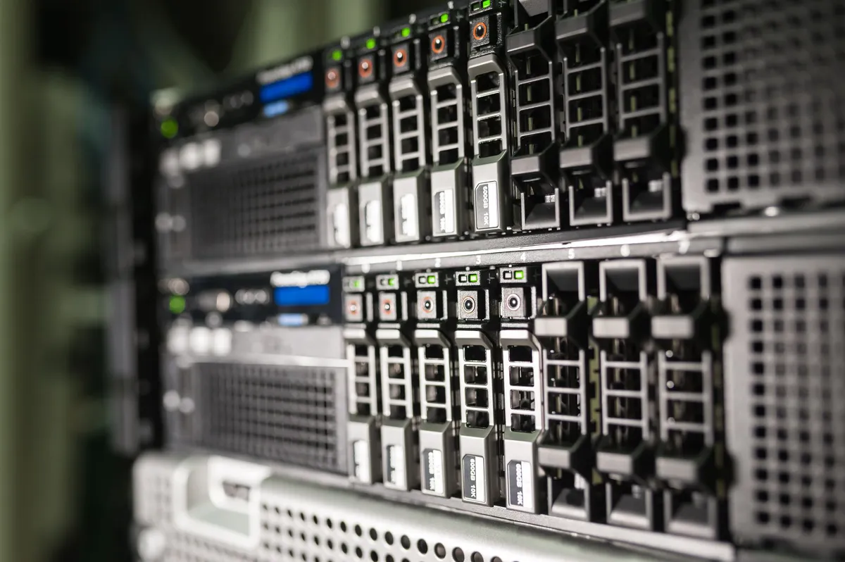 futuristic data center concept