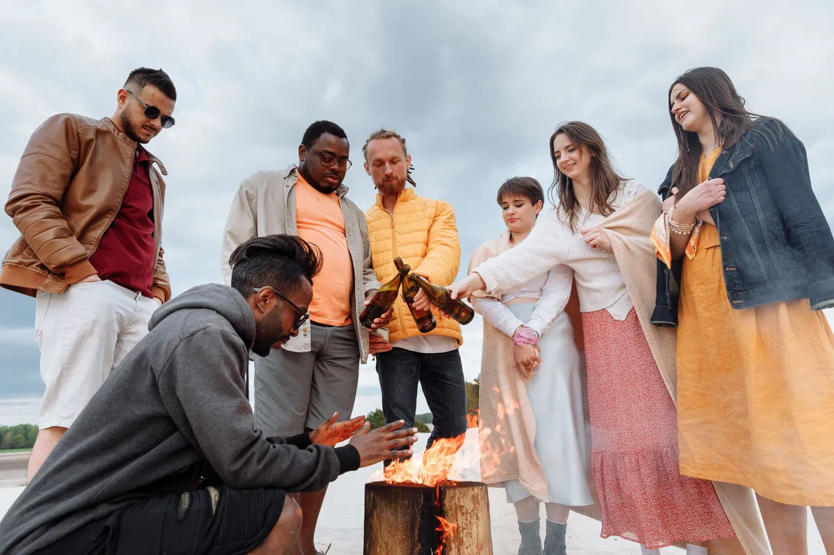 diverse community in heat
