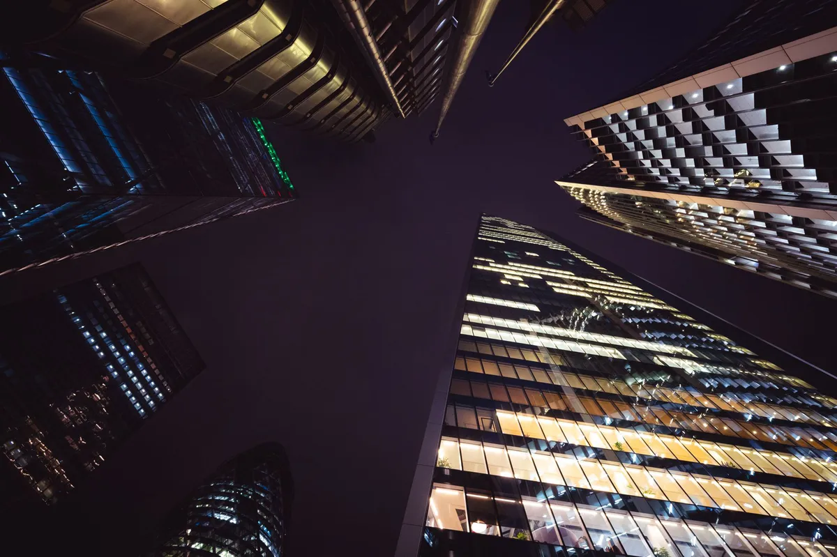 futuristic city skyline