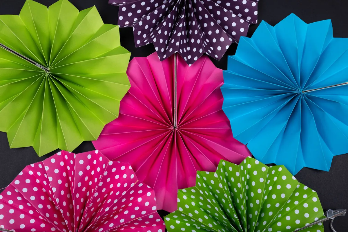 close-up of fan features