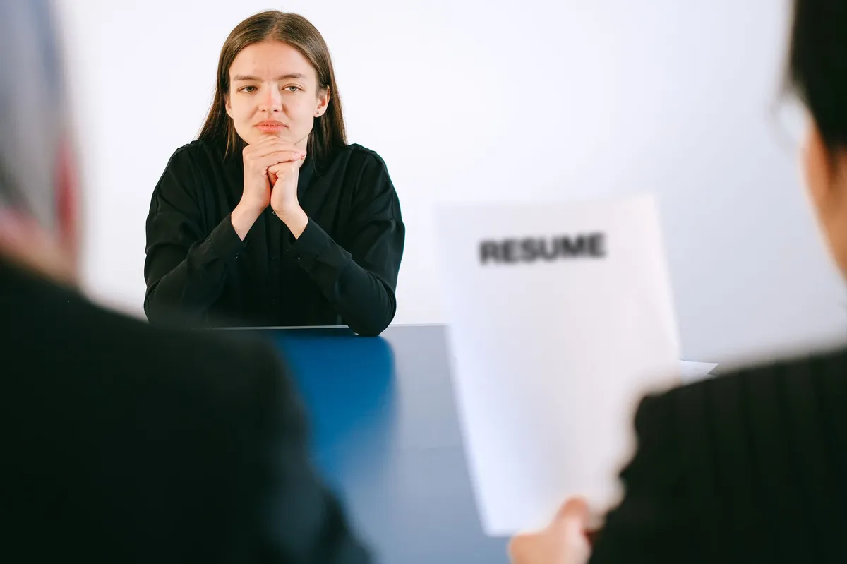 fake job interview scenario