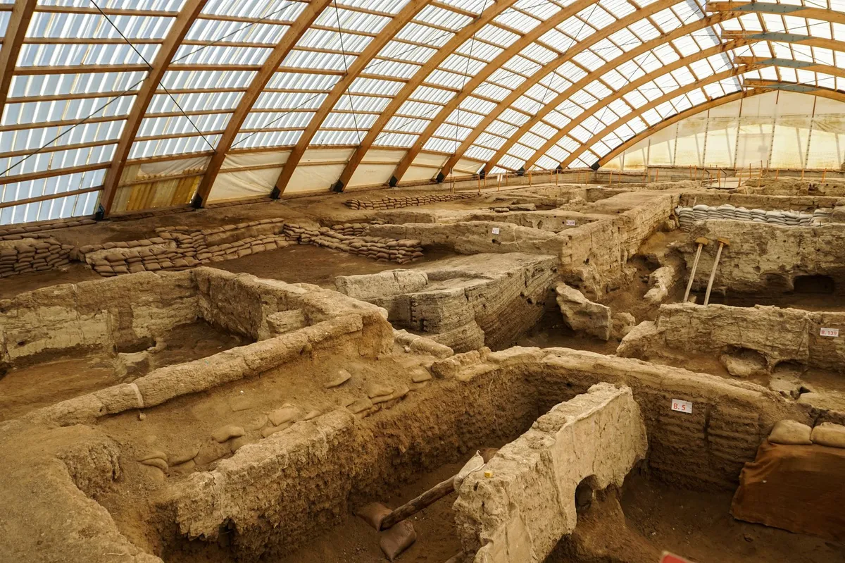 archaeological dig site