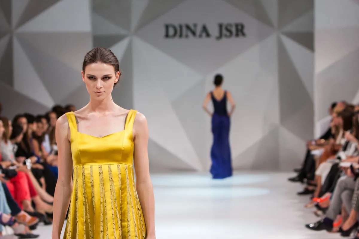 high-fashion runway show