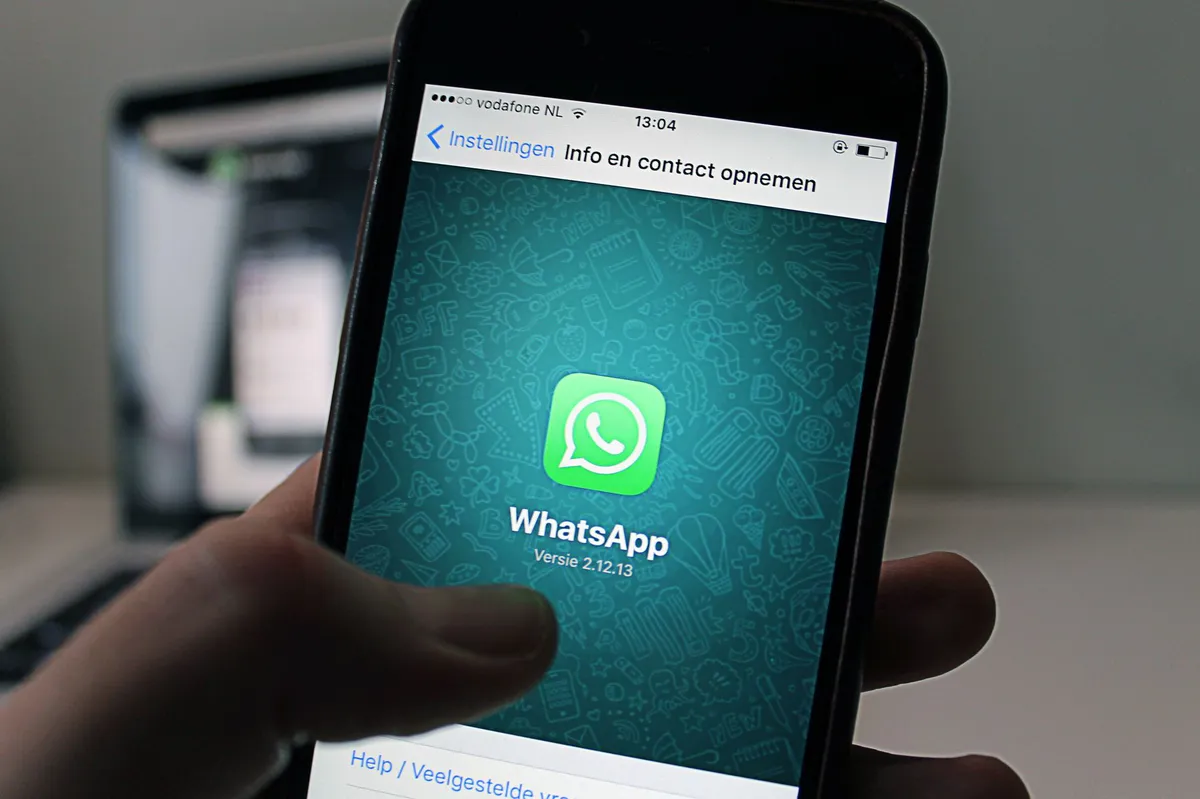 user interface of WhatsApp web