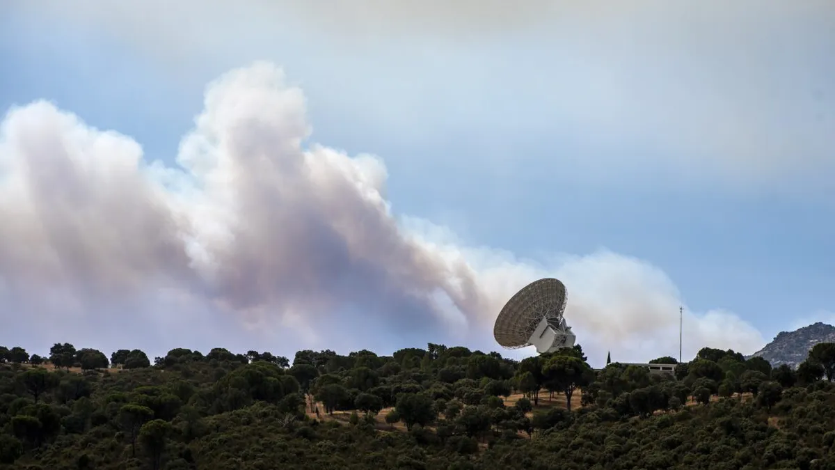 Wildfire Forces Evacuation of NASA's Deep Space Network in Spain