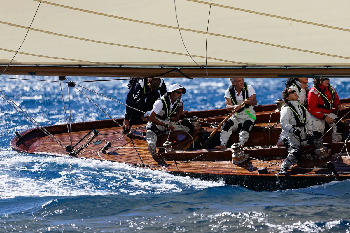 yacht crew on deck