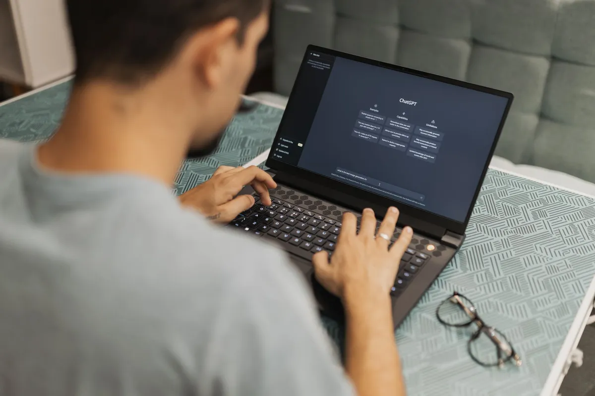 confused user with AI content