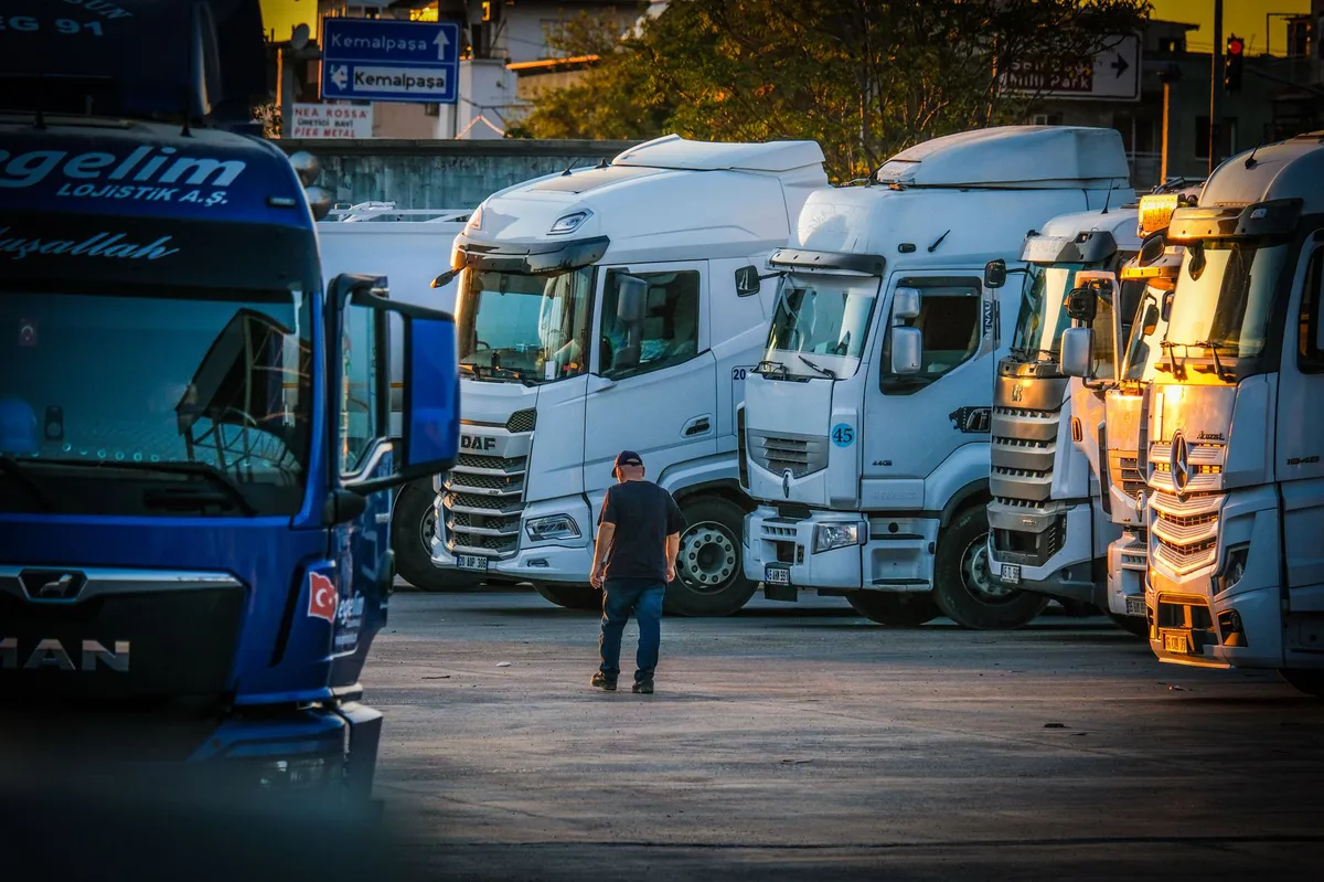 truck driver at work