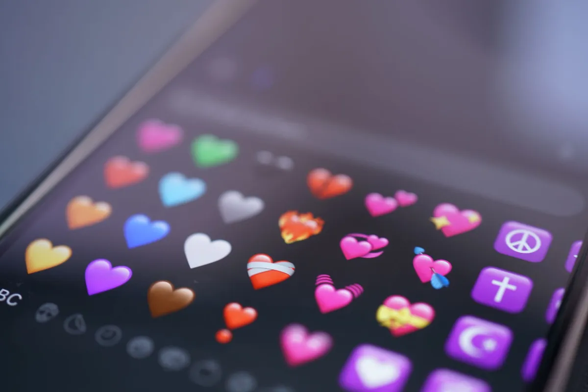 smartphone texting interface