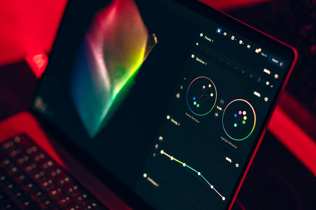 laptop software interface