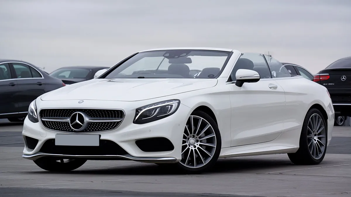 luxury convertible car