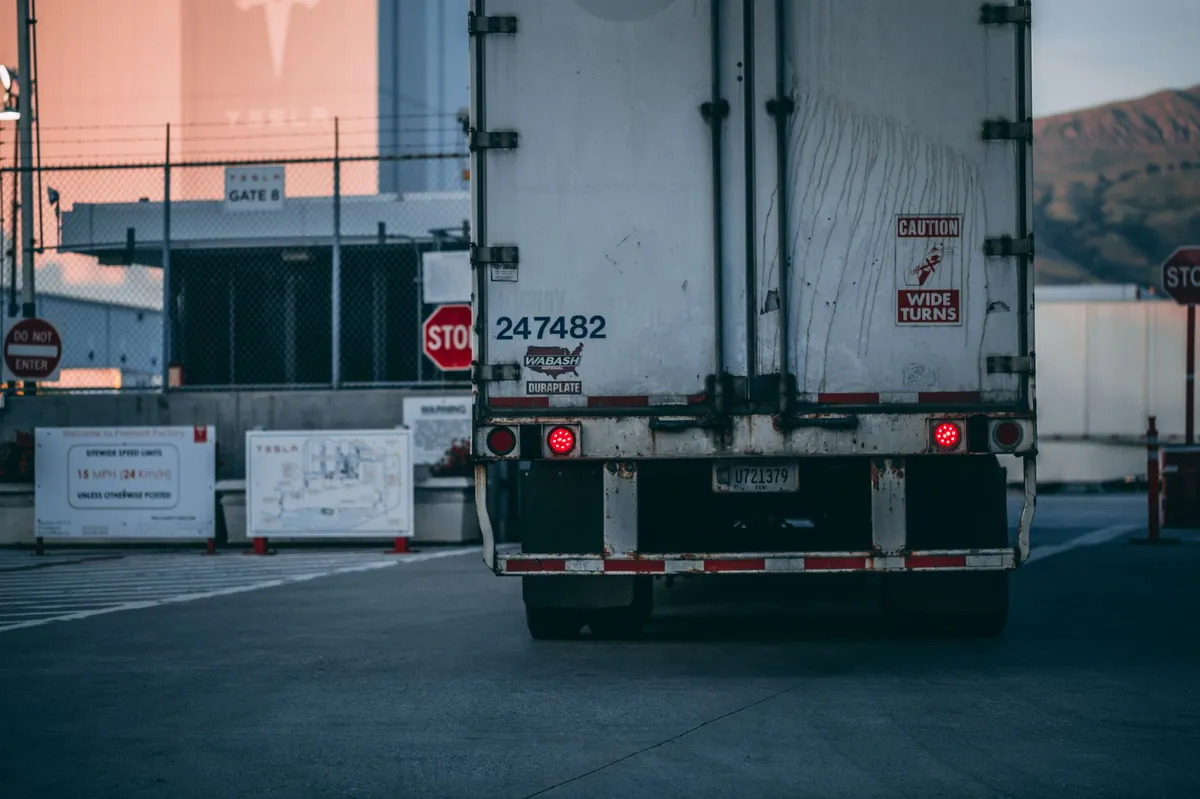 Tesla Semi truck interior