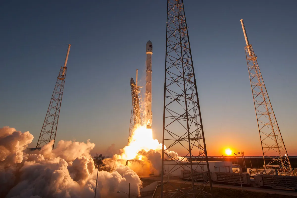 Falcon 9 rocket launch