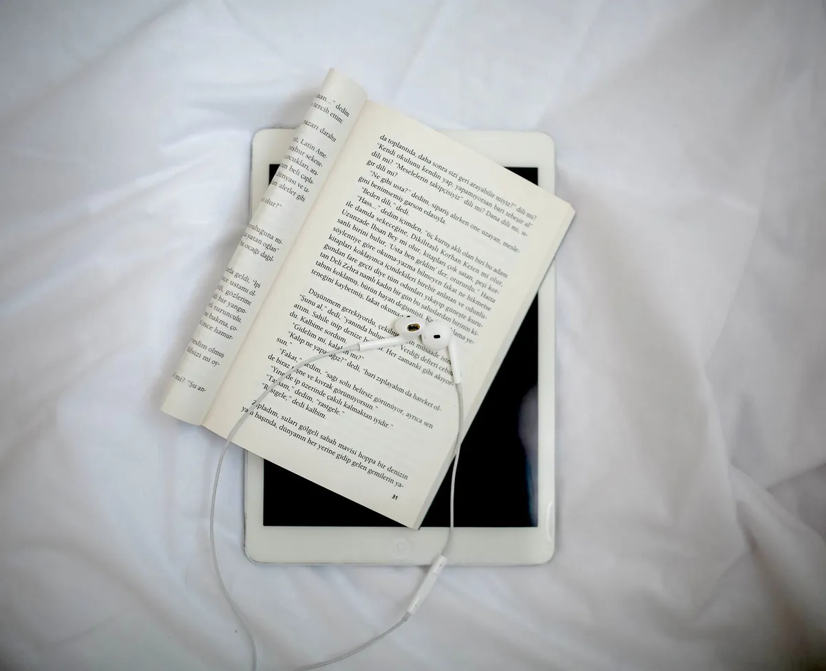 digital reading concept