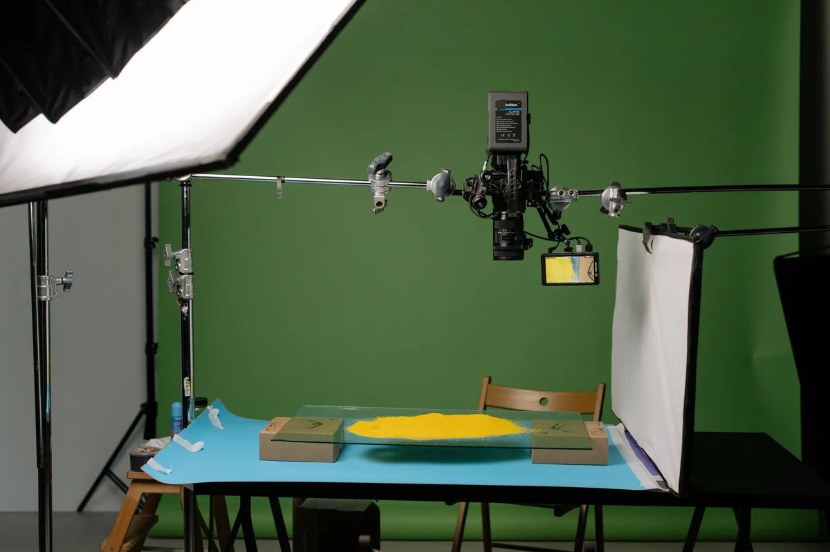 stop motion animation setup