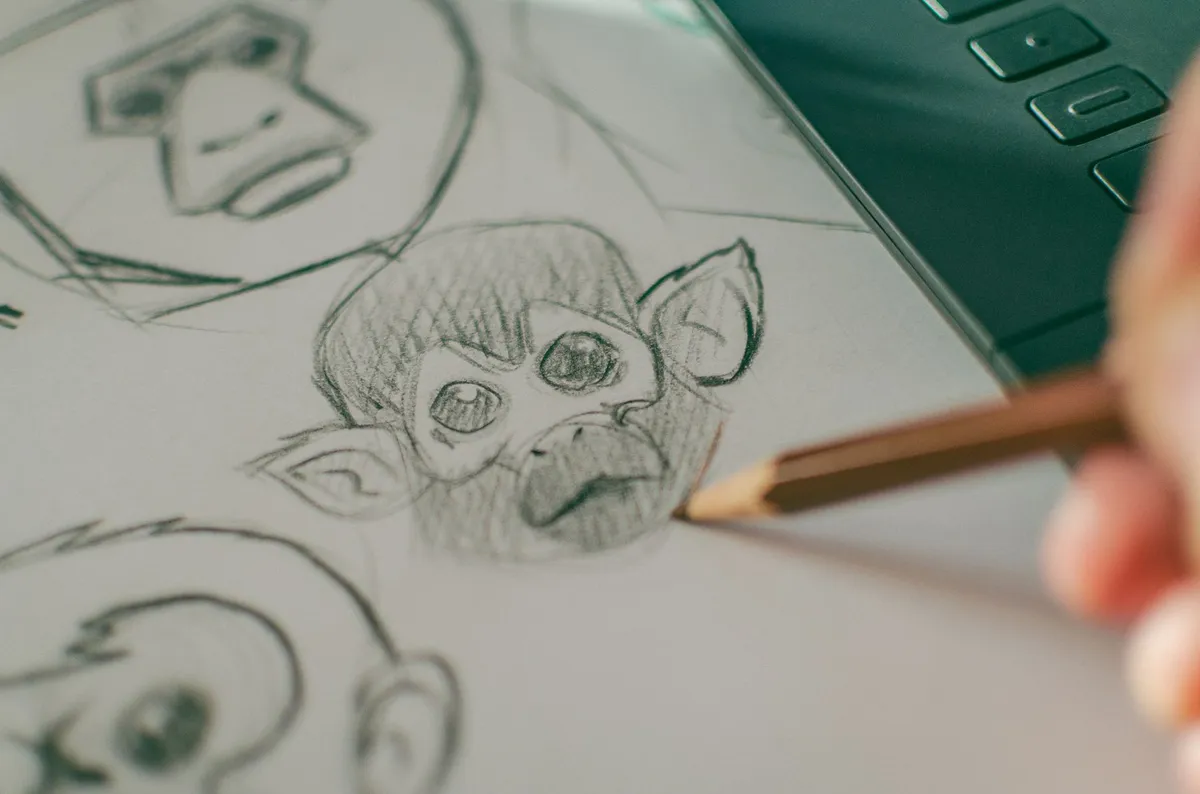 animated characters concept art